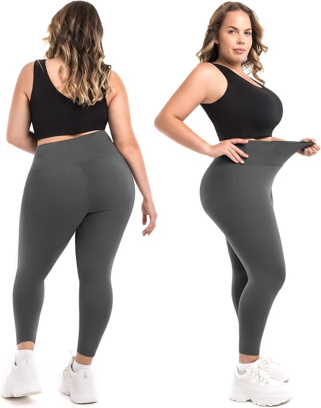 Detalle 2 de SINOPHANT High-Waist Leggings Damen (Große Größen) für Gym, Outdoor & Alltag