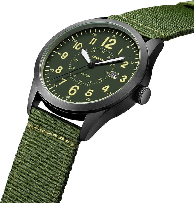 Detalle de LN LENQIN montre militaire quartz