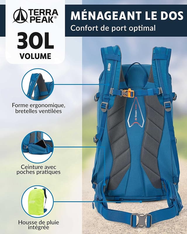 Detalle 2 de Terra Peak FLEX 30 sac randonnée 30 L