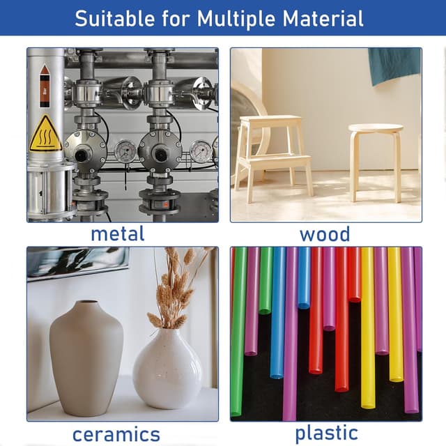 Detalle de EIGTWEN Metallkleber Extra Stark (2-Komponenten) – 160 g für Reparaturen an Metall, Edelstahl, Kunststoff & mehr
