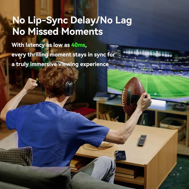 Detalle de Wireless TV Headphones Bluetooth 5.3 Transmitter