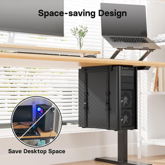 Detalle de BONTEC adjustable under desk PC mount 20kg