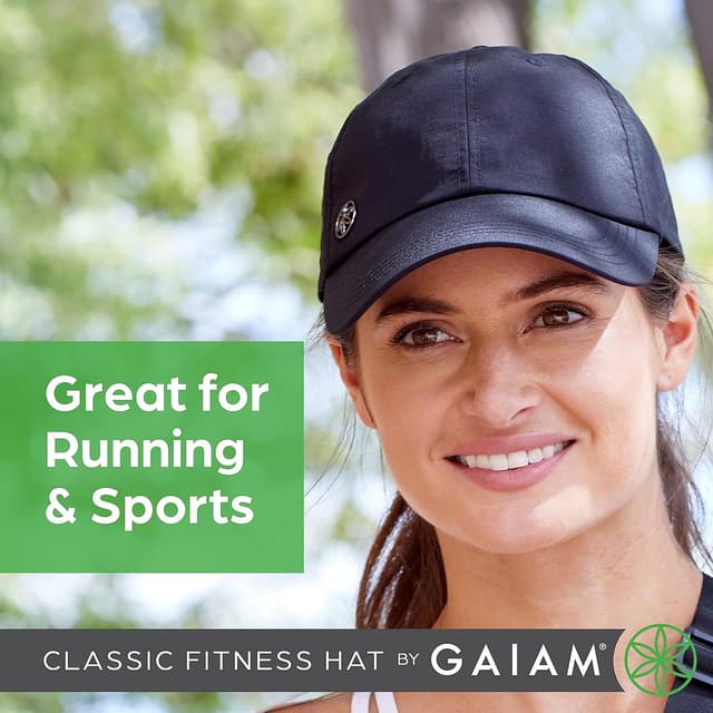 Thumbnail 3 de Gaiam Women's Classic Fitness Running Hat with Quick-Dry Sweatband