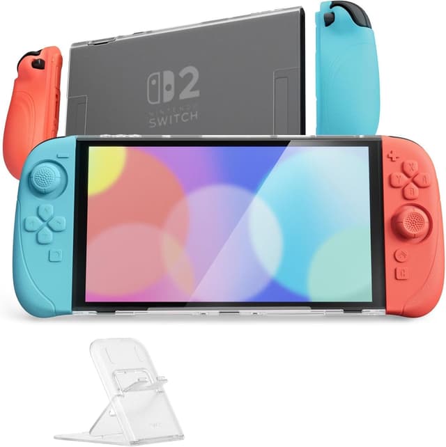Detalle de playvital Ranger Grip Case for Nintendo Switch 2, ergonomic stand