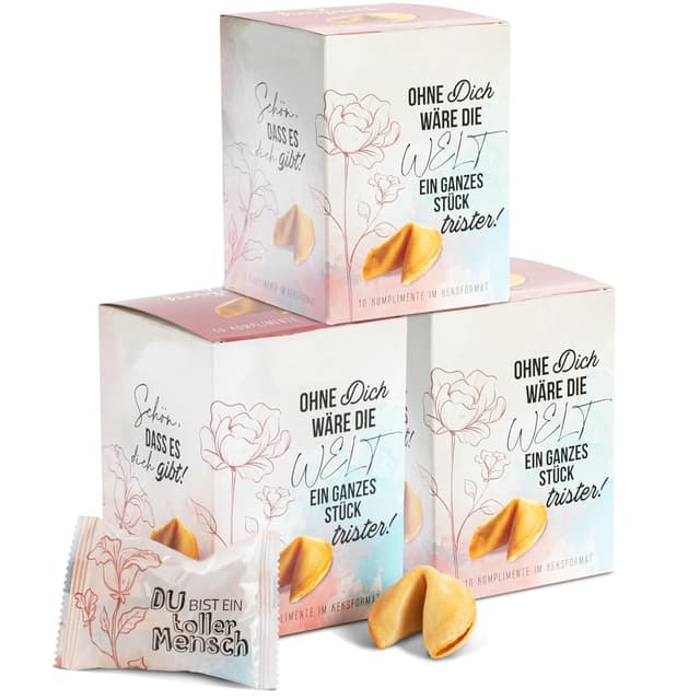 Detalle de FOOD crew Glückskekse 30er Pack für Glück