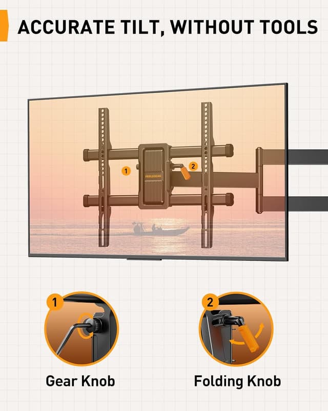 Thumbnail 5 de Perlegear PGMF24B TV-Wandhalterung 32–65"