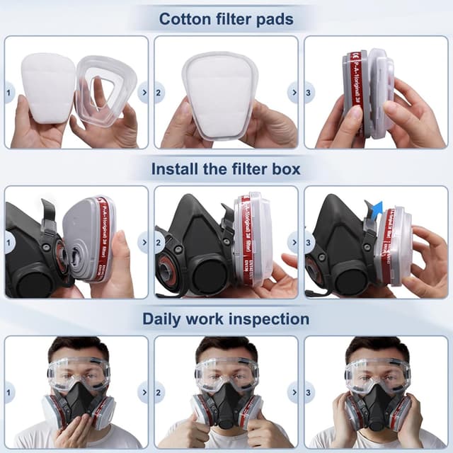 Detalle 2 de Prassia Ensemble masques réutilisables 97%