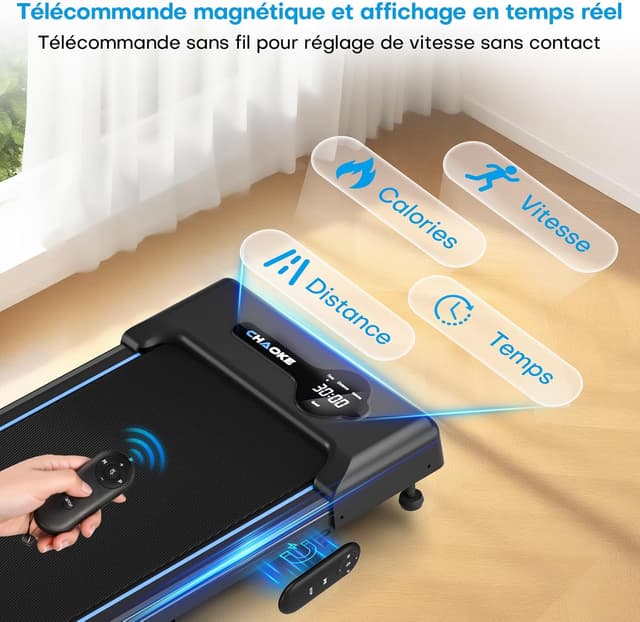 Thumbnail 5 de CHAOKE Tapis de Marche 9% inclinaison