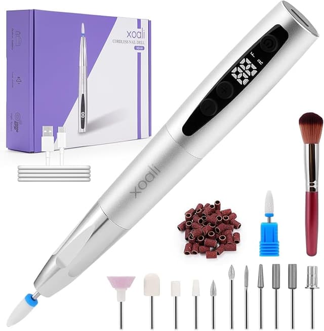 Imagen de Xoali Torno de Uñas Profesional 35000rpm ⚡ Kit 13 en 1 en OfertitasTOP