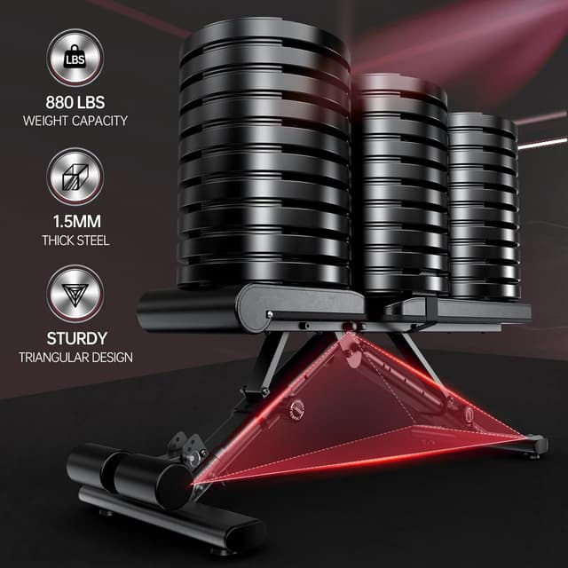 Detalle de PASYOU Verstellbare Hantelbank 90° Multifunktional 400 kg 💪