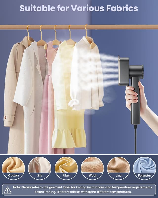 Detalle 1 de PKBD Travel Steamer 1000W handheld steamer