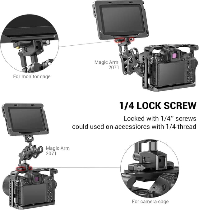Detalle 2 de SMALLRIG 2468B rail NATO 50 mm