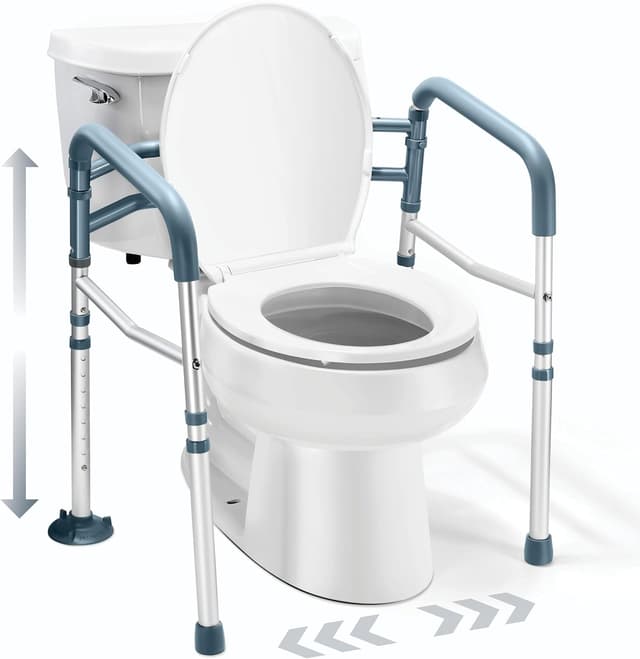 Imagen de Medical king Toilet Safety Rail Adjustable 1 Stand Alone 🚽 en OfertitasTOP