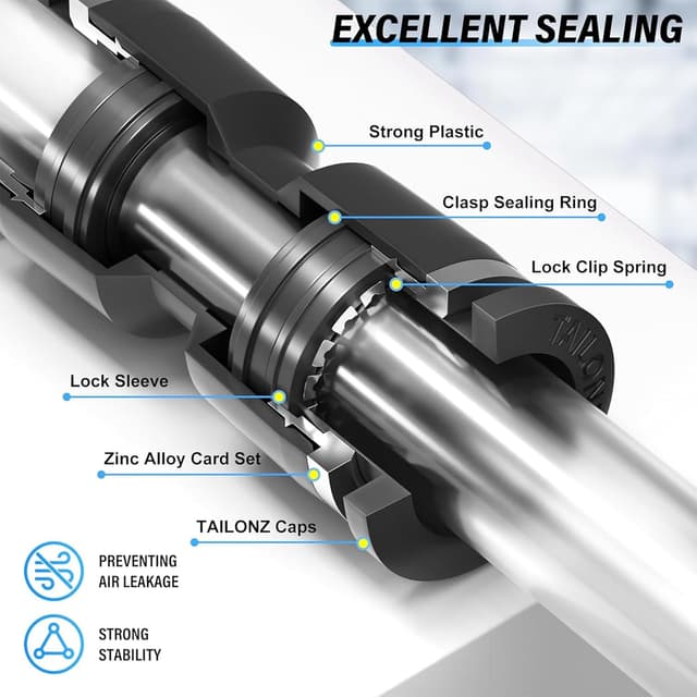Detalle de TAILONZ PNEUMATIC push fit 10mm OD fittings