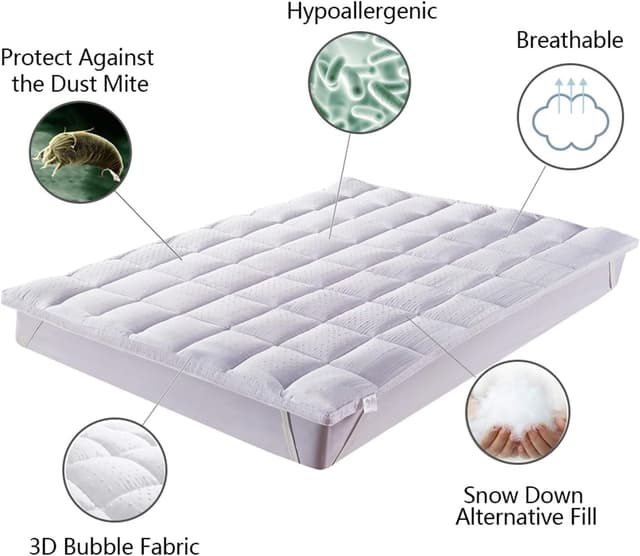 Thumbnail 2 de Bedecor 3D Topper Matrimoniale 180x200cm