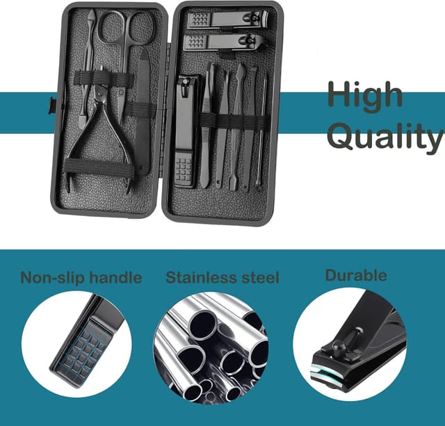 Detalle 2 de Manicure Set Nail Clippers Pedicure Kit 12pcs