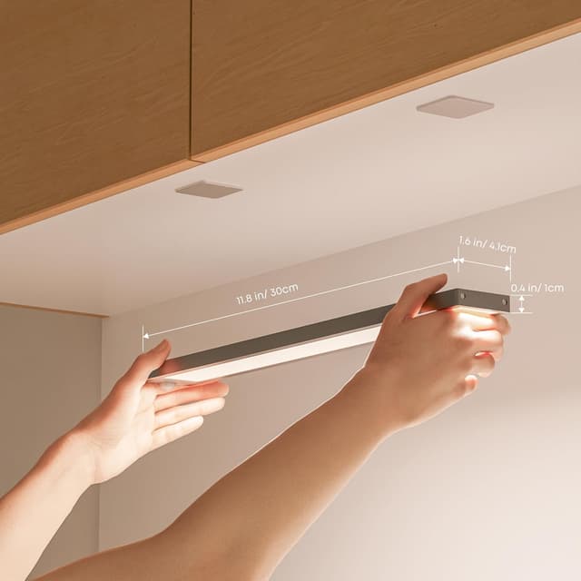 Detalle de LROLTEF Schrankbeleuchtung mit Bewegungsmelder 30 cm