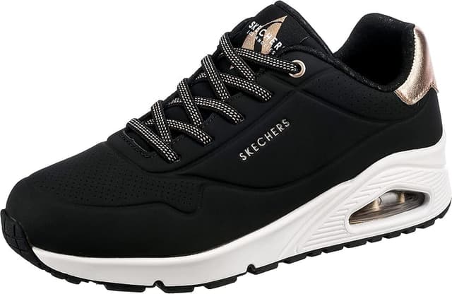 Detalle de Skechers Uno - Shimmer Away, Zapatillas Mujer, Black