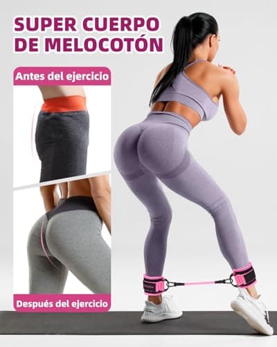 Thumbnail 6 de Set de Bandas elásticas Mexlyca (12 piezas): bandas TPE 5 a 40 lb y tobilleras ajustables 10 a 30 lb