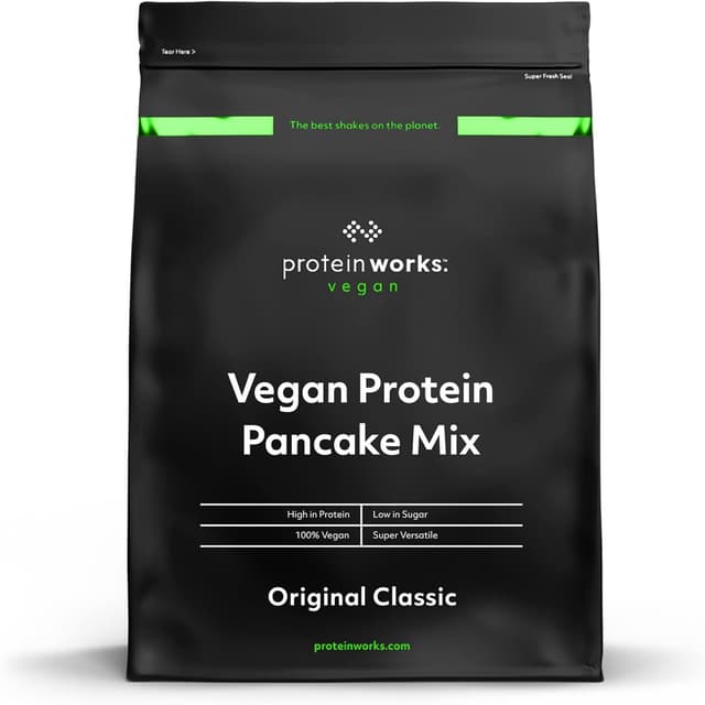 Imagen de THE PROTEIN WORKS Tortitas Veganas Proteicas 🌱 | 500 g Energía Saludable en OfertitasTOP
