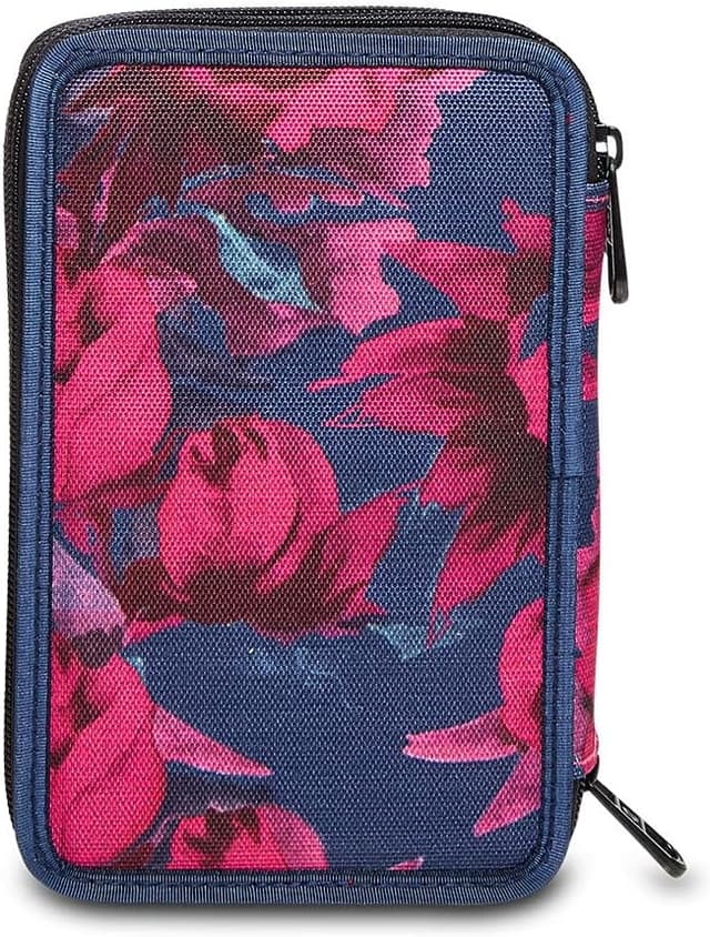 Thumbnail 5 de Astuccio Scuola Invicta con 3 zip e triplo scomparto, Fantasia Rose