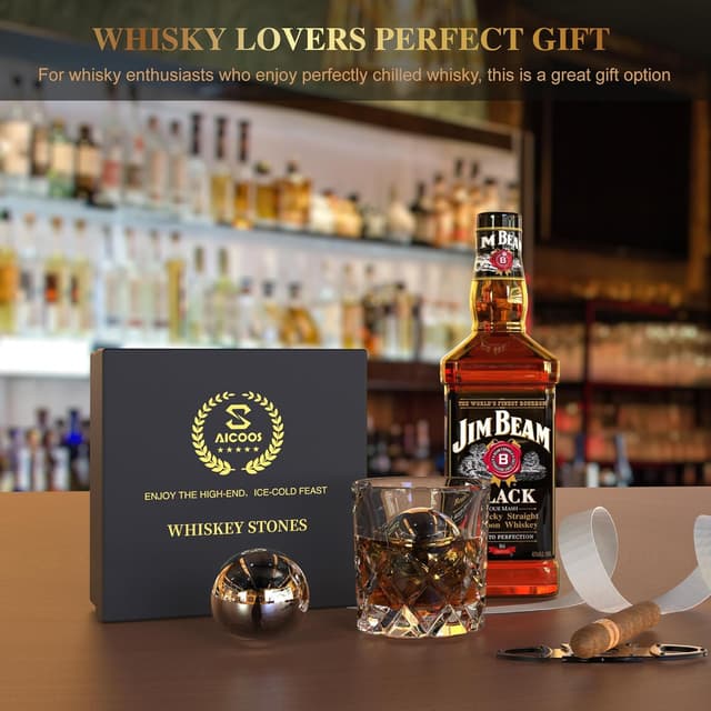 Thumbnail 4 de Edelstahl Whisky-Eiskugeln 55 mm 🥃