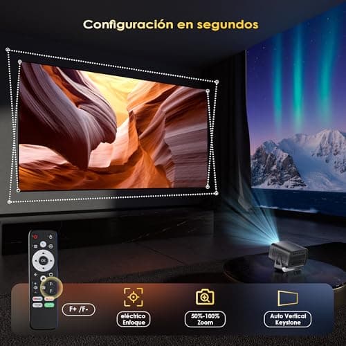 Detalle de ZENTALITY A10 Proyector Portátil 4K 📽