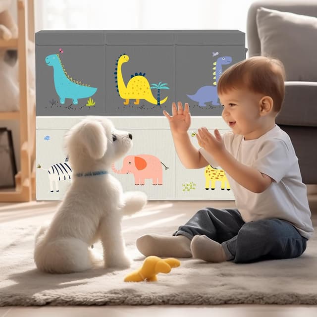 Thumbnail 5 de Spielzeugkiste Groß mit Deckel Aufbewahrung