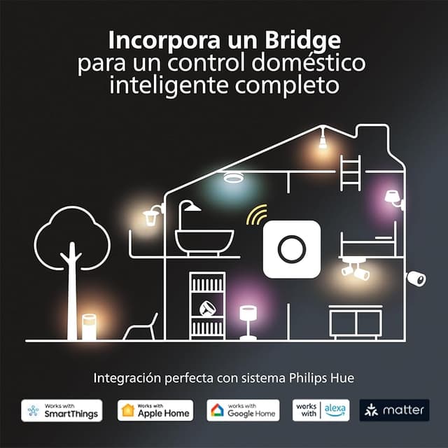 Detalle 1 de Philips Hue GU10 Bombilla LED inteligente 4,2 W