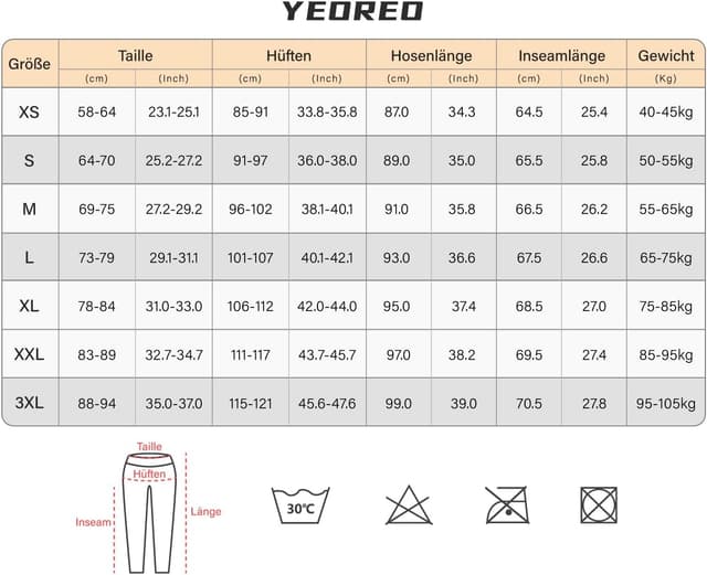 Thumbnail 5 de YEOREO CoreFlex Sport Leggings Damen 25" 🧘♀