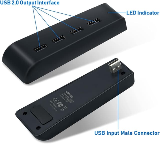 Thumbnail 7 de Mcbazel Hub USB 2.0 de 4 Puertos para PS5 ⭐