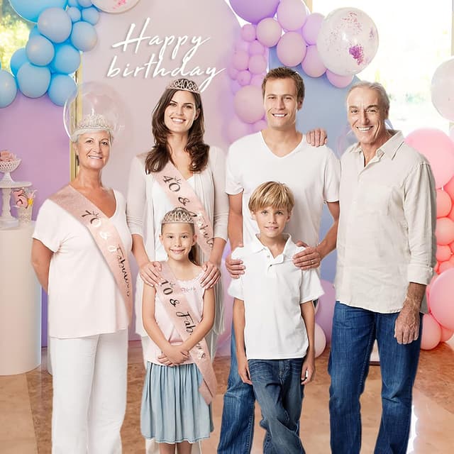 Detalle de Mikccer 21st Birthday sash and tiara set