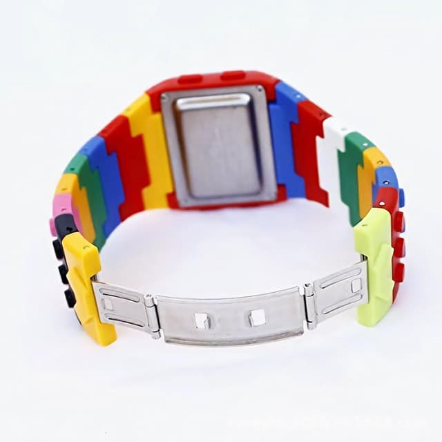 Thumbnail 5 de FENKOO Neutral Arco Iris Reloj de Pulsera Digital Negro