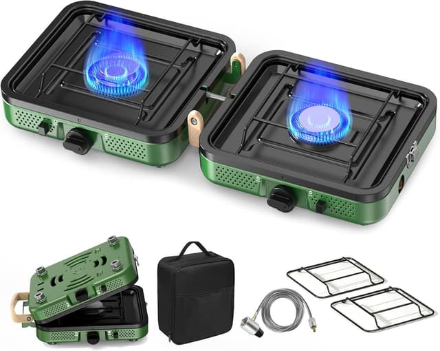 Imagen de Camp Stove 2-Burner 20000 BTU Portable Grill ⛺ en OfertitasTOP