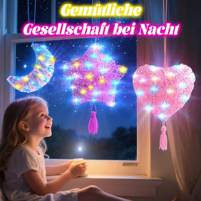 Thumbnail 4 de Hapikids Basteln 8–12 Jahre 3D String Art Geschenk