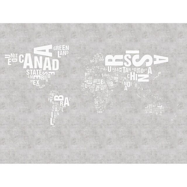 Imagen de Rasch Fotomural World Map 🖼 en OfertitasTOP