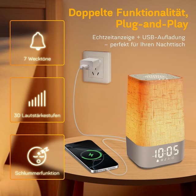 Thumbnail 6 de MILFECH Tageslichtwecker 60 Minuten Sonnenaufgang