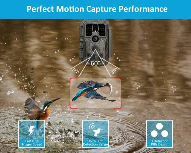 Thumbnail 5 de GardePro E5S Trail Camera 64MP