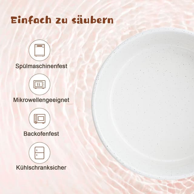 Thumbnail 5 de SPUNKYJUNKY Hundenapf Keramik Erhöhter Futternapf Akazienholz