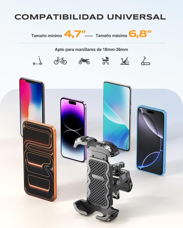 Thumbnail 5 de Babacom Soporte móvil 360° para manillar