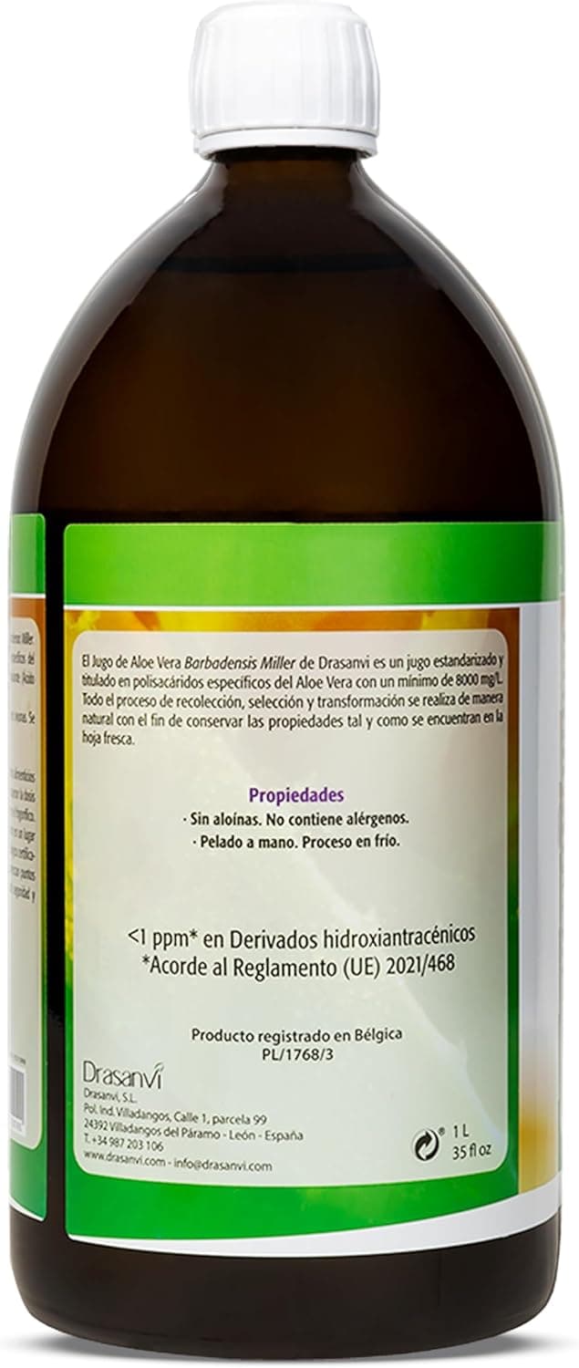 Thumbnail 4 de DRASANVI Jugo de Aloe Vera 100% Puro BIO 1l