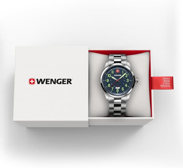 Thumbnail 3 de Wenger Terragraph 43 mm Herrenuhr