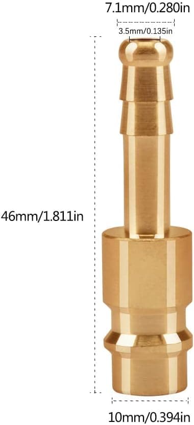 Detalle 2 de sukudon DN6 Druckluftkupplung 6 mm