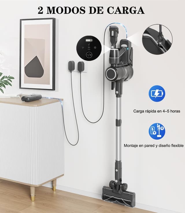 Thumbnail 4 de Syntecno Aspiradora Escoba 2500 mAh 🧹