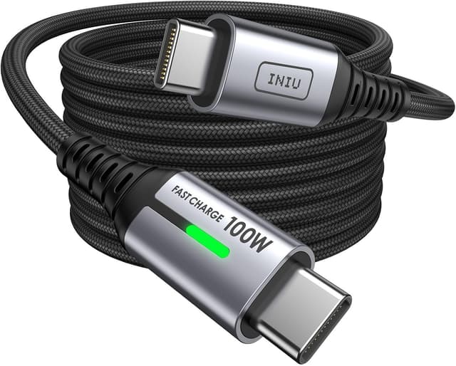 Detalle de INIU USB C Cable 2m 100W fast charging cable