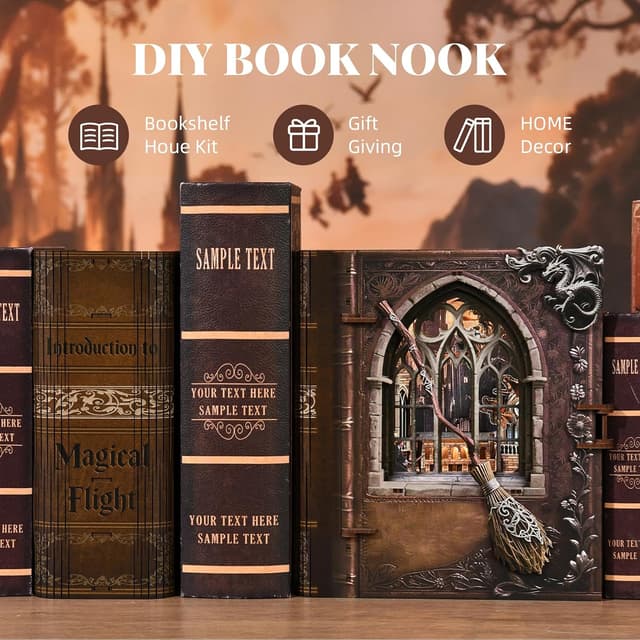 Thumbnail 5 de MiniCity DIY Book Nook Kit 15+ for adults