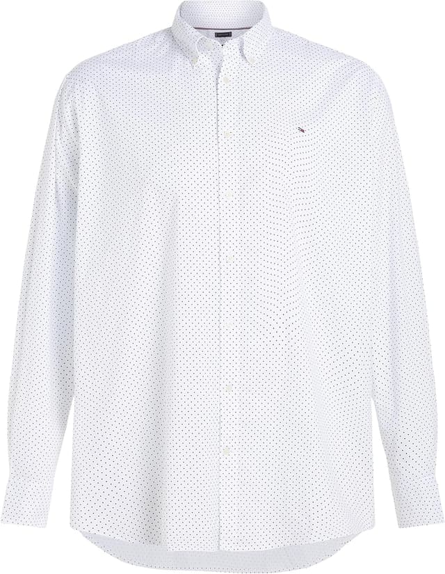 Detalle 1 de Tommy Hilfiger Men’s Poplin Polka Dot Cotton Shirt