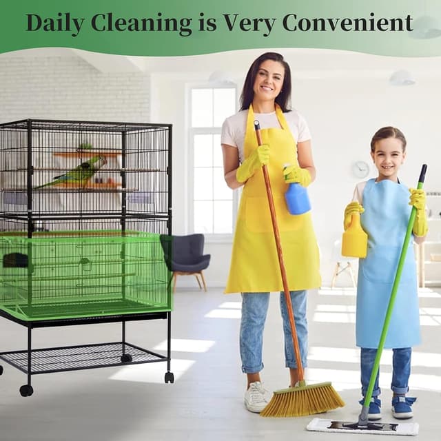 Thumbnail 6 de Mngren Extra groß Vogelkäfig-Abdeckung Netzverhinderer