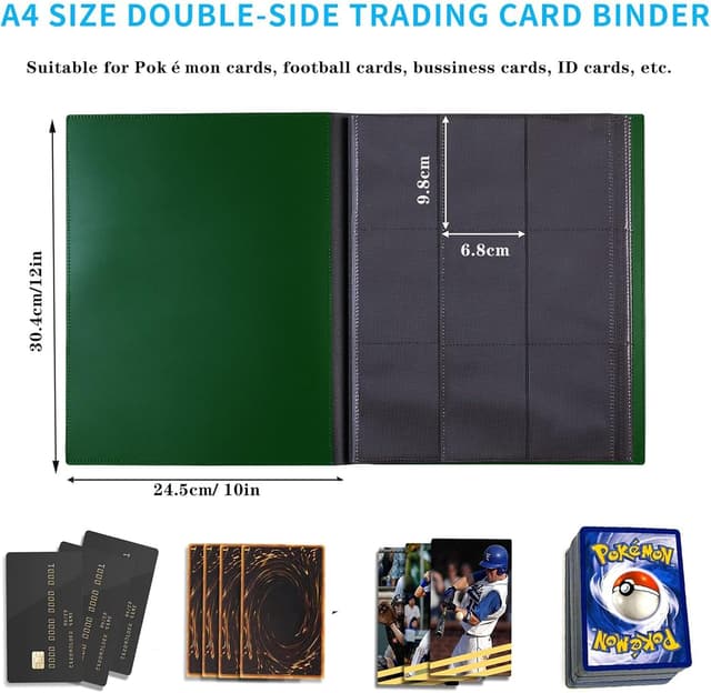 Thumbnail 3 de WAIZHIUA 9 Pocket Card Binder 432 Pockets