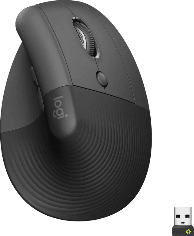 Imagen de Logitech Lift Vertikale ergonomische Maus Schwarz en OfertitasTOP